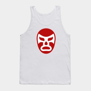 Lucha Mask Symbol (red) (Lucha Libre) (Pro Wrestling) Tank Top